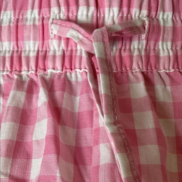 GAP Pink Checkered Wide Leg Pants - Picture 4 of 4